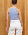 The Millie Medium Blue Knit Tank