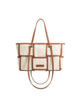 The Bailey Woven Canvas Tote