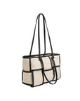 The Bailey Woven Canvas Tote