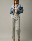 The Hopi High Rise Light Wash Balloon Jeans