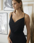 The Beckham Cowl Neck Jumpsuit *Runway Exclusive*