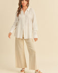 The Bayley Gauze Button Down Top