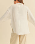 The Bayley Gauze Button Down Top