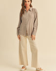 The Bayley Gauze Button Down Top