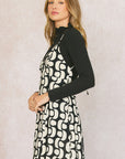 The Blythe Black Open Back Maxi Dress