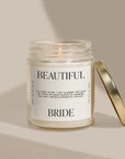 The Beautiful Bride Soy Candle by Sweet Water Decor