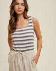 The Polly Striped Tank