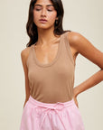 The Jonni Camel Essential Scoop Tank