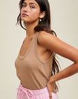 The Jonni Camel Essential Scoop Tank
