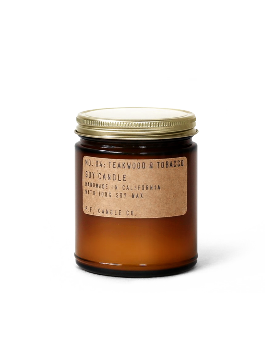 The Teakwood & Tobacco Candle by P.F. Candle Co. – Thread + Seed
