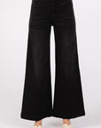 The Winona Black Wide Leg Crop Jeans