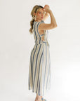 The Cammy Stripe Top + Skirt Set - Sold Separately