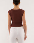 The Candace Scoop Sweetheart Neck Top