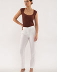 The Candace Scoop Sweetheart Neck Top