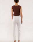 The Candace Scoop Sweetheart Neck Top
