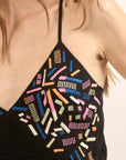 The Charli Embroidered Maxi Dress