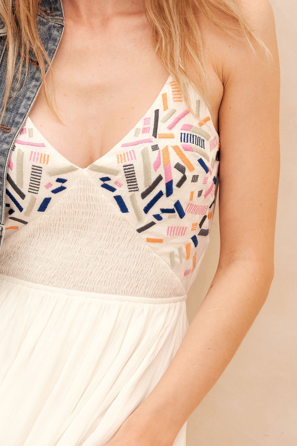 charli maxi dress The Charli Embroidered Maxi Dress – Thread + Seed