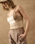 The Chloe Colorblock Knit Tank