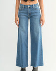 The Christy Medium Wash Relaxed Wide Leg Jeans
