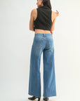 The Christy Medium Wash Relaxed Wide Leg Jeans