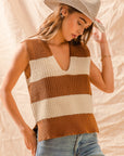 The Montana Deep V Sweater Tank