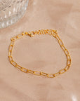 The Miranda Paperclip Dainty Bracelet