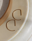 The Curve Threader Earrings By Token Jewelry