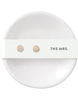 The Mrs. Ceramic Ring Dish & Earrings