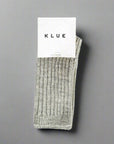 The Silk and Wool Dust Star Socks - Grey