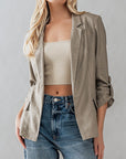 The Eden Stone Linen Blazer