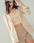The Eden Natural Linen Blazer