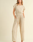 The Emery Stone Gauze Jumpsuit