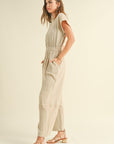 The Emery Stone Gauze Jumpsuit