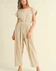 The Emery Stone Gauze Jumpsuit