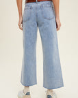 The Emery Wide Leg Denim Pants