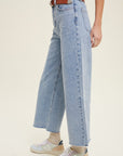 The Emery Wide Leg Denim Pants
