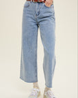 The Emery Wide Leg Denim Pants