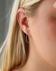 The Curve Threader Earrings By Token Jewelry