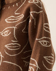 The Abstract Face Sweater