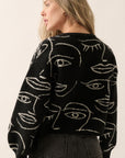The Abstract Face Sweater