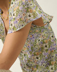 The Fiori Floral Chiffon Blouse