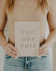 The You Got This Notebook