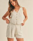 The Gracie Vest + Shorts Set - Sold Separately