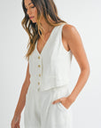 The Gracie Vest + Shorts Set - Sold Separately