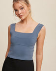 The Graycee Wide Strap Brami Top
