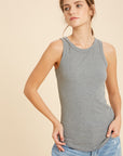 The Ariana Basic Fitted Rib Top