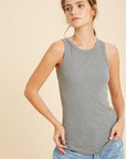 The Ariana Basic Fitted Rib Top