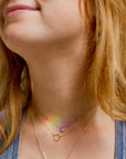 The Shimmer Heart Necklace