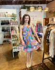 The Aneth Abstract Mini Dress by FRNCH