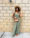 The Rami Textured Cutout Jumpsuit
